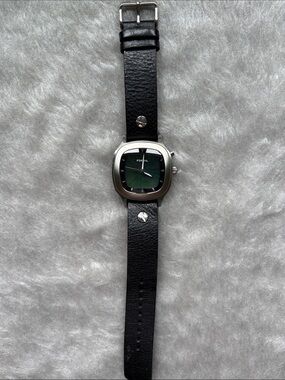Rare Fossil Big Tic Kaleido Watch jr-8124 Changing Green to Blue Face